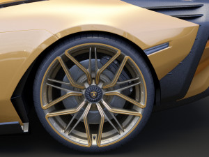 lamborghini-sian hq interior 2020 Modello 3D