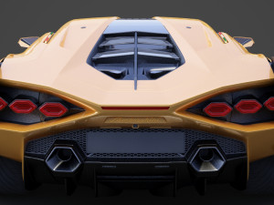lamborghini-sian hq interior 2020 Modello 3D
