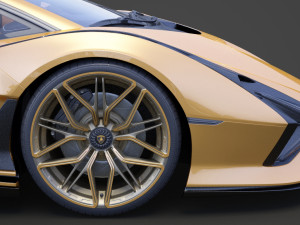 lamborghini-sian hq interior 2020 Modello 3D