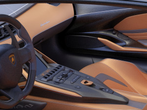 lamborghini-sian hq interior 2020 Modello 3D