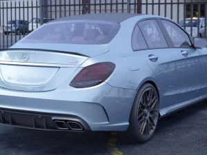 mercedes c63 s amg sedan 2019 hq interior 3D Model