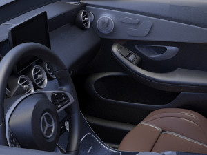 mercedes c63 s amg sedan 2019 hq interior Modelo 3D