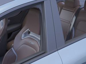 mercedes c63 s amg sedan 2019 hq interior Modelo 3D