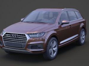 audi q7 e-tron 2017 Modelo 3D