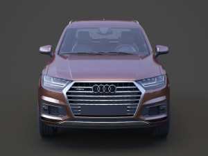 audi q7 e-tron 2017 3Dモデル