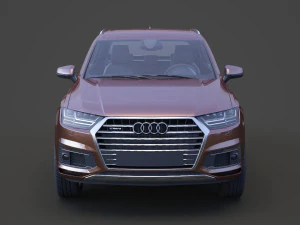 audi q7 e-tron 2017 3D Model