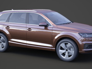 audi q7 e-tron 2017 3Dモデル