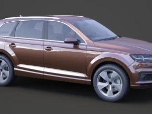 audi q7 e-tron 2017 3D Model