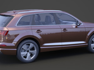 audi q7 e-tron 2017 3Dモデル