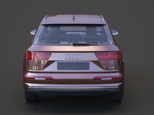 audi q7 e-tron 2017 3Dモデル
