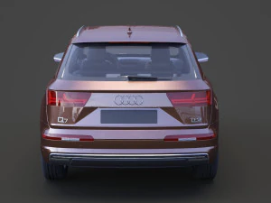audi q7 e-tron 2017 3D Model
