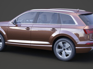 audi q7 e-tron 2017 3Dモデル