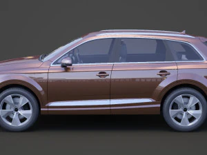 audi q7 e-tron 2017 3D Model