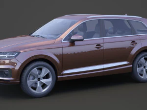 audi q7 e-tron 2017 3D Model