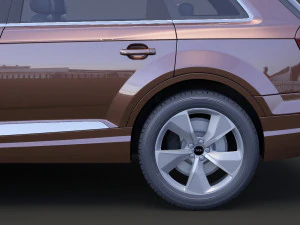 audi q7 e-tron 2017 3D Model