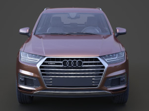 audi q7 e-tron 2017 3Dモデル