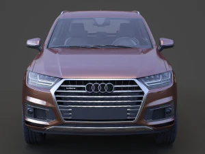 audi q7 e-tron 2017 3D Model