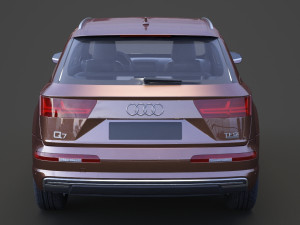 audi q7 e-tron 2017 3Dモデル