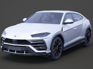 lamborghini-urus 2019 3D 모델