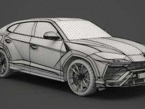 lamborghini-urus 2019 3Dモデル