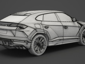 lamborghini-urus 2019 3Dモデル