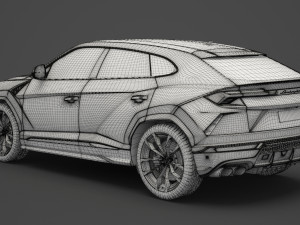 lamborghini-urus 2019 3Dモデル