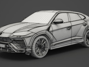 lamborghini-urus 2019 3Dモデル