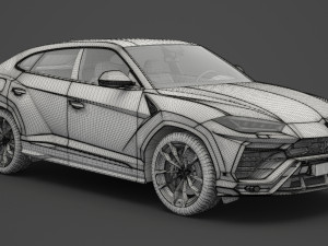 lamborghini-urus 2019 3Dモデル