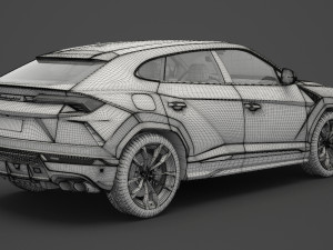 lamborghini-urus 2019 3Dモデル