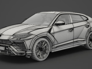 lamborghini-urus 2019 3Dモデル