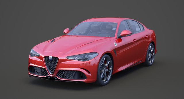 alfa romeo giulia 2016 Modèle 3D .c4d .max .obj .3ds .fbx .stl .blend 