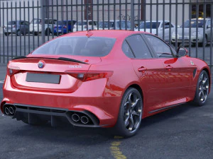 alfa romeo giulia 2016 Model 3D