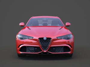 alfa romeo giulia 2016 Modèle 3D