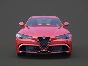 alfa romeo giulia 2016 Model 3D