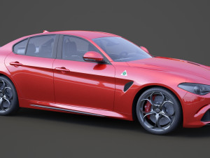 alfa romeo giulia 2016 Modèle 3D