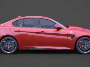 alfa romeo giulia 2016 Model 3D