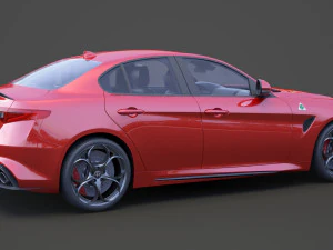alfa romeo giulia 2016 Model 3D