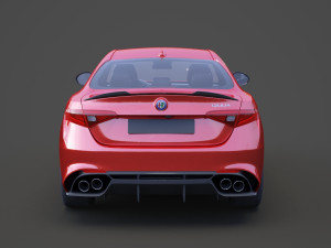 alfa romeo giulia 2016 Modèle 3D
