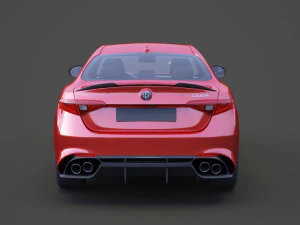 alfa romeo giulia 2016 Model 3D