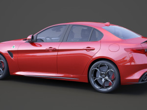 alfa romeo giulia 2016 Modèle 3D