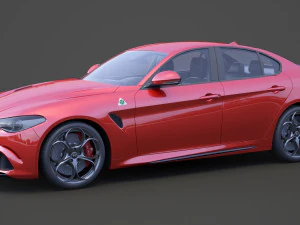alfa romeo giulia 2016 Model 3D