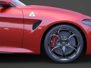 alfa romeo giulia 2016 Model 3D