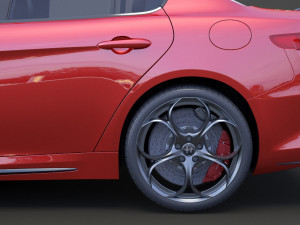 alfa romeo giulia 2016 Modèle 3D