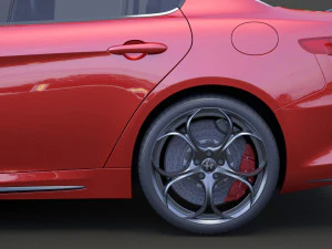 alfa romeo giulia 2016 Model 3D