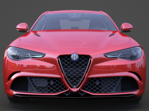 alfa romeo giulia 2016 Modèle 3D