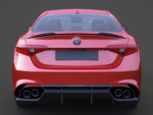 alfa romeo giulia 2016 Model 3D