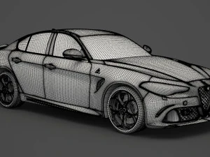 alfa romeo giulia 2016 Model 3D
