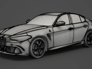 alfa romeo giulia 2016 Model 3D