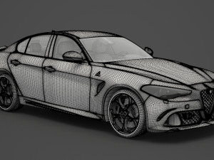 alfa romeo giulia 2016 Modèle 3D