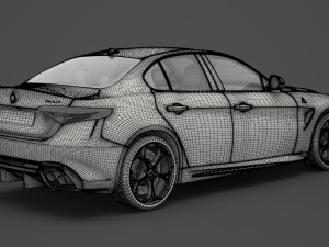 alfa romeo giulia 2016 Modèle 3D